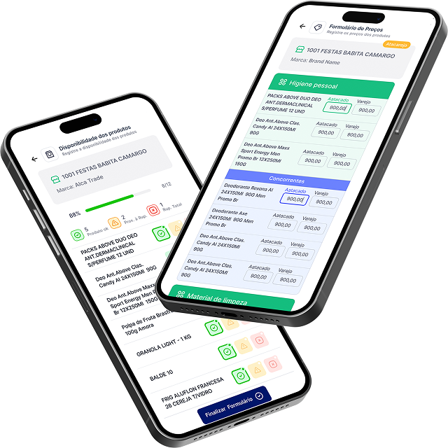 Tela do aplicativo Proline - Dashboard