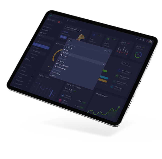 Tablet Dashboard